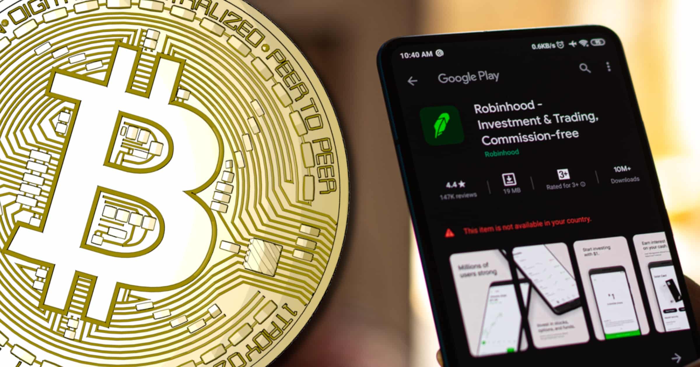 Tradingappen Robinhood ska låta sina användare ta ut och sätta in kryptovalutor