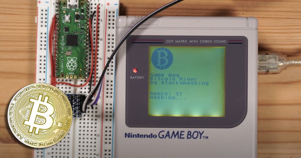 Så kan ett Gameboy från 1989 användas för att minea bitcoin