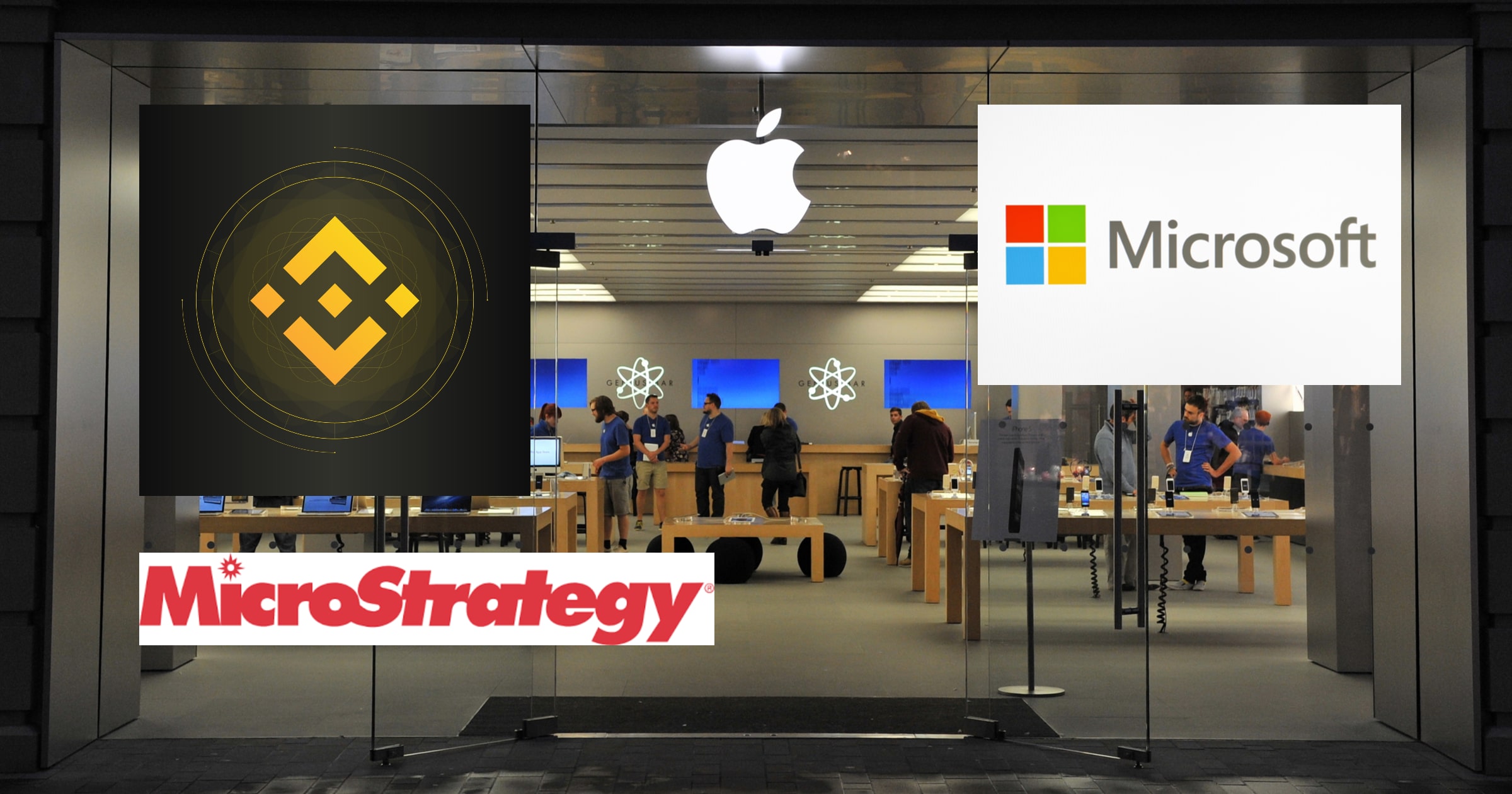 Binance lanserar nya aktietokens – för Apple, Microsoft och Microstrategy.