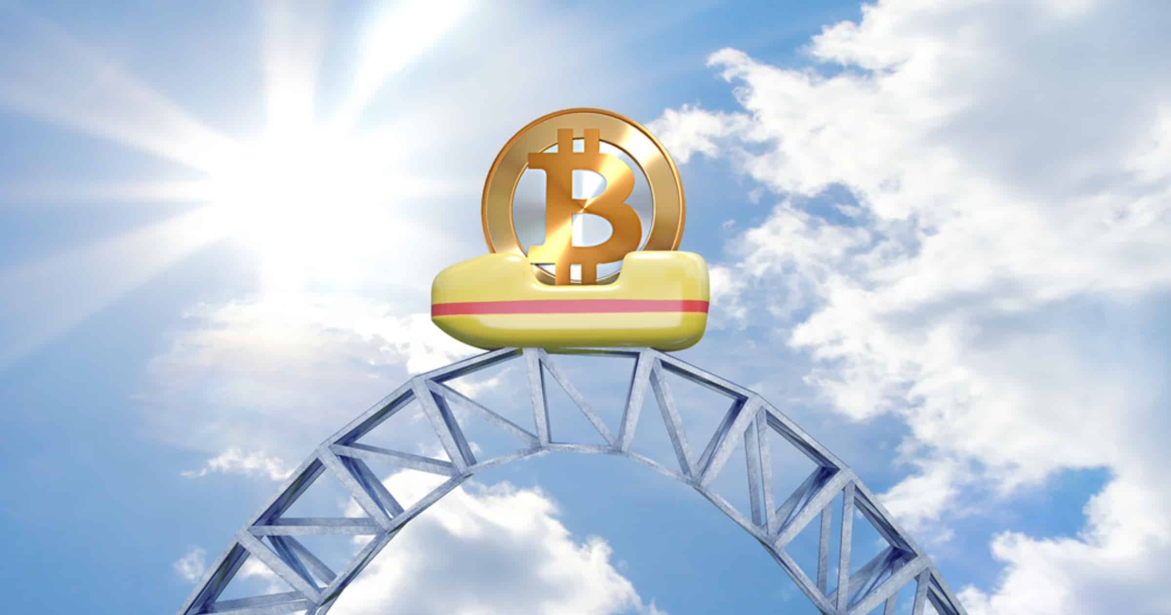 Bitcoinpriset når sin högsta nivå sedan i maj – firar med bergochdalbanetur
