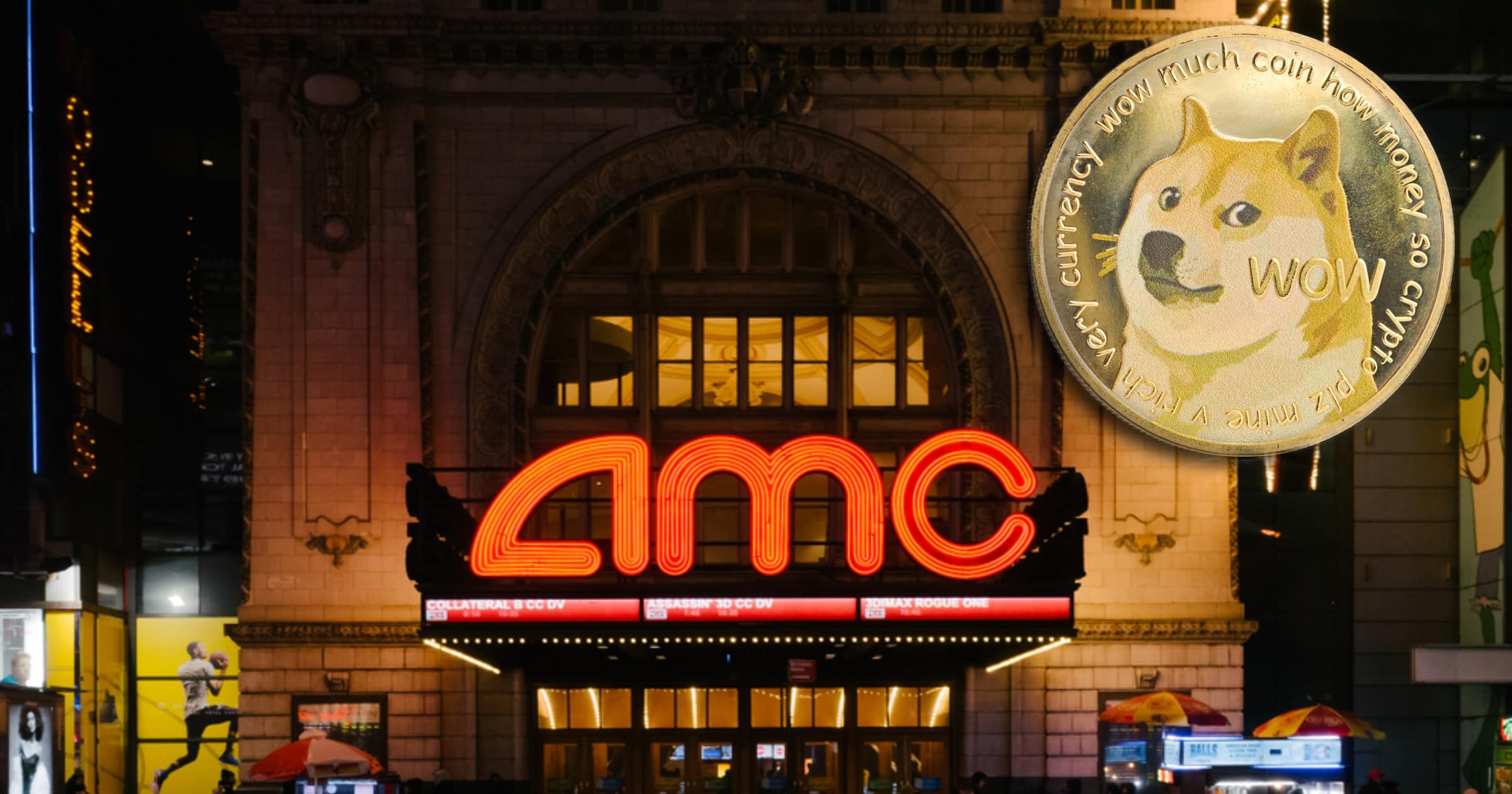 Biografkedjan AMC låter nu sina kunder betala med dogecoin