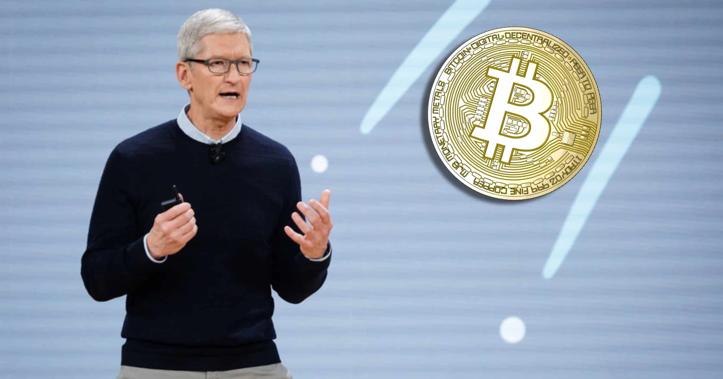Apples vd Tim Cook har investerat i kryptovalutor