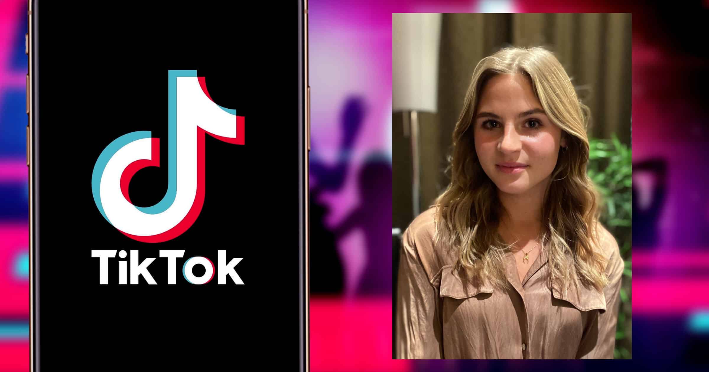 Ammy, 21, driver svensk bitcoinkanal på Tiktok – har tusentals följare.