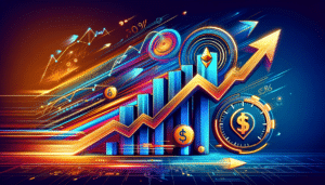 DALL·E 2023-11-16 10.23.40 - A dynamic and modern illustration representing the growth of Solana cryptocurrency. The image should feature a stylized upward trending grap