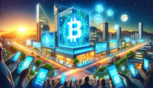 DALL·E-2024-02-01-12.12.35-A-vibrant-modern-cityscape-with-advanced-architecture-prominently-featuring-a-large-illuminated-billboard-displaying-the-Bitcoin-logo-and-e1706786034304